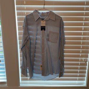 New Geoffrey Beene Classic Fit long-sleeve L button up